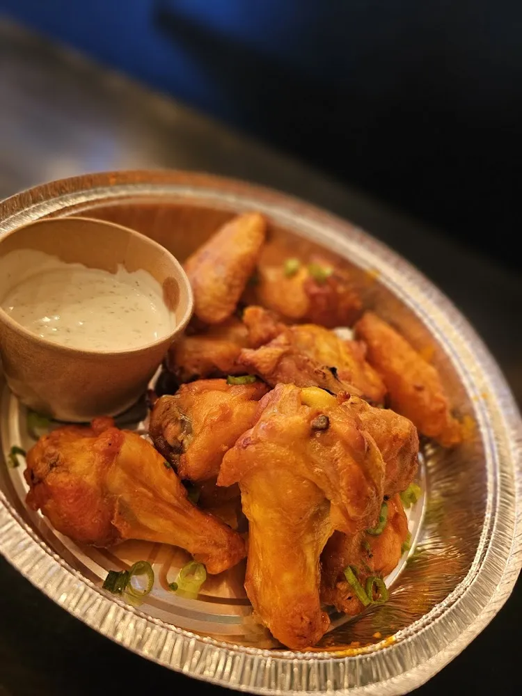 1lb Bone in Hot Buffalo Wings